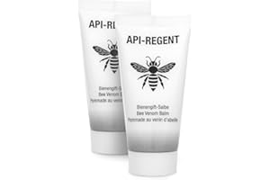 ‎SCHLOßWALD-BIENENGUT API-REGENT Die ECHTE Bienengift-Salbe - Kräuteröl-Salbe mit naturreinem Bienengift – natürliche Hautpflege – 2x 50ml