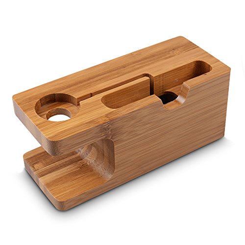 Fullmosa Apple Watch Stand Madera y Bamb Soportes de Carga Soporte Docking Station Soporte para Cradle para iPhone y Apple Watch Series1 Series 2 reviews Fullmosa Apple Watch Stand Madera y Bamb Soportes de Carga Soporte Docking Station Soporte para Cradle para iPhone y Apple Watch Series1 Series 2