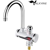 Valkyrie Ani Su Isıtıcılı Musluk Elektrikli Şofben Musluk Dijital G&ouml;stergeli 3000W