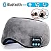 Produktbild Bluetooth Schlafmaske, Augenmaske Mit Bluetooth 4.2 HiFi Kopfhörer Schlafbrille Musik Headset Nachtmaske Für Flug Reise Entspannung Gegen Schlaflosigkeit,Kompatibel Mit iPhone Ipad Samsung