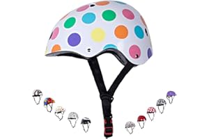 Kiddimoto - Casque Helmets - Pastel Dotty Medium