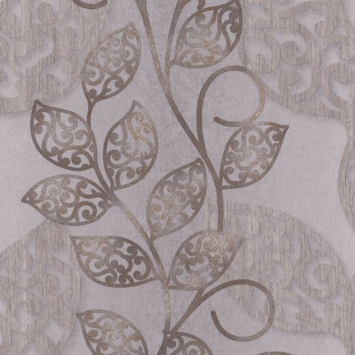 Preisvergleich Produktbild P+S Sonnet Vliestapeten 42095-80 Lila Gold Floral