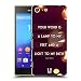 Produktbild Head Case Designs Dein Wort Christliche Typografie Ruckseite Hülle für Sony Xperia M5 / M5 Dual