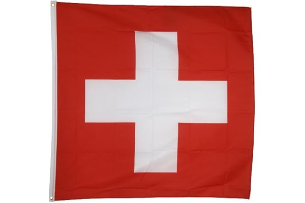 Digni Drapeau Suisse - 120 x 120 cm Sticker Gratuit