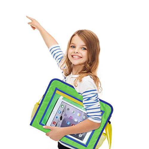 KIPTOP Kinder Auto Knietablett Nette Tierdrucke Sketchpad Multifunktions Reise Tablet Speicher Netzbeutel Esstisch Tablett für Kinder - 8