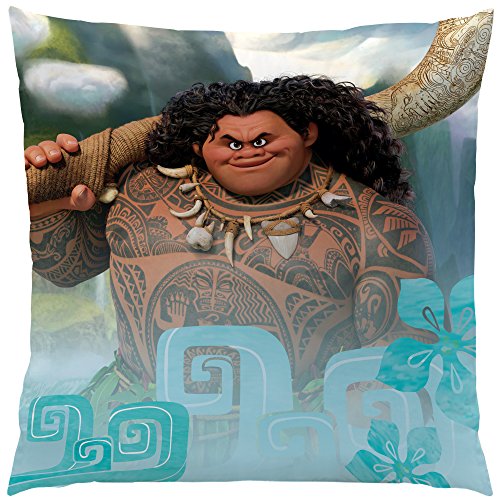 Disney Vaiana 043945 Aloha Kissen, Polyester, türkis, 40 x 40 cm - 2