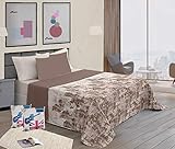Contenidos: una colcha cama 90 cm para verano de tamaño 180x260 cm + 1 funda cojín 50x50 cm