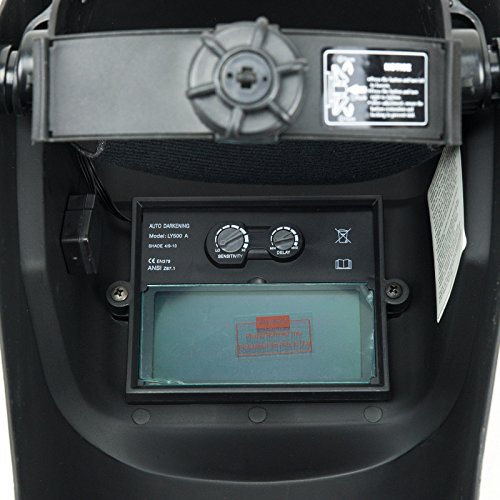 Automatik Schweißhelm + Solarzellen inkl.2 Vorsatzscheiben Schweißschirm LYG4500 - 6