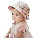 flower print summer cotton sun hat for baby girls kids toddler infant bucket cap for 1-3 years old baby 2