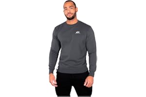 ALPHA INDUSTRIES Herren Basic Sweater Small Logo Sweatshirt für Herren Sweatshirt (1er Pack)