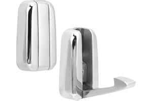 KIMISS Wytrzymałe Haki ścienne Wodoodporne Haczyki ze Stali Nierdzewnej Ukryty Haczyk do Wieszania Płaszcza, Kapelusza, Wieszaka na Ręcznik Wieszak ścienny - łazienka i Sypialnia (Srebro)