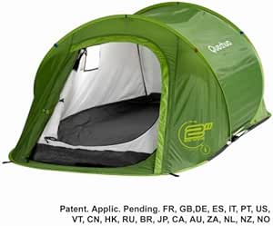 Quechua - 2 Seconds I Wurfzelt gr&uuml;n