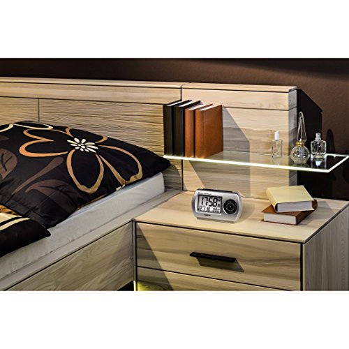 Hama Reisewecker „RC300“, mit Hintergrundbeleuchtung, zwei Weckzeiten, silber - 3