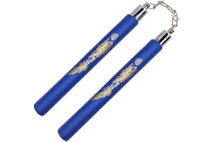 Hilmocho Nunchakus de Espuma Entrenamiento Práctico Nunchucks de Artes Marciales Nunchakus para Niños Adultos y Principiantes
