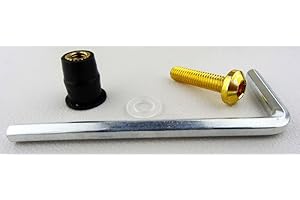 BANGLA 10 St. Motorrad Windschild Alu Schrauben Verkleidungsschrauben M 5 x 15 Grün