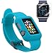 Produktbild Semoss Armband Schutzhülle Silikon Hülle für Apple Watch Sport Armo Tasche Cover Hülle 38mm mit Schutzfolie - Blau