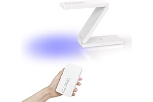 Tipsketch UV Nail Lamp UV Light for Nails - 18W Fast Curing LED, Suitable for All Gel Polishes, Dual Timing, Type-C Connectivity, Ideal for Professional and Home Manicures(White)