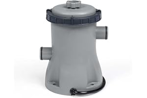 Bestway Flowclear Filtro Pompa Piscina - Flusso d'Acqua 1249L/U - per Piscine 1100-8300L - Plastica - Grigio/Blu