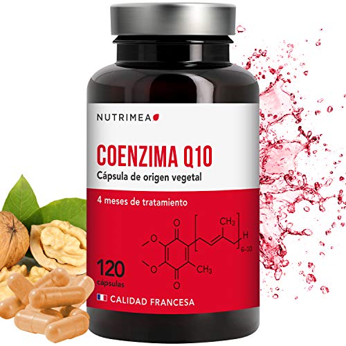 Coenzima Q10 Anti Edad Regenerador Celular Arrugas Lineas de Expresión Ubiquinona Tratamiento 4 Meses Colesterol CoQ10 Hidratante Antioxidante Piel Sana Energía Sistema Cardiovascular Inmunológico