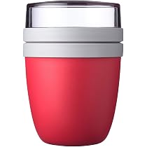 Mepal - Set promotionnel Ellipse 3 pièces - Pot à lunch 500ml + 200ml, fruit 600ml, collation 350ml - Récipient à manger, pot à yaourt, gobelet à emporter