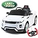 Produktbild Duplay Range Rover Evoque with Personalised Number Plate - 12V Licensed Electric Ride On Car Land Rover Jeep for Kids - White by Duplay
