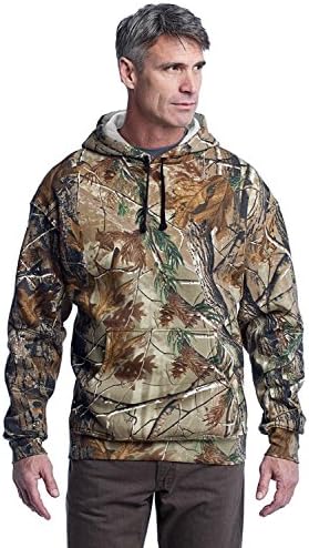 Russell Outdoors Men's Realtree Pullover Hooded Sweatshirt, M, Realtree (US)