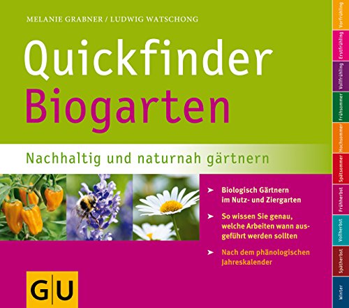 Download Quickfinder Biogarten: Nachhaltig und naturnah gärtnern. Biologisch Gärtnern im Nutz- und Ziergarten. (GU Altproduktion HHG)