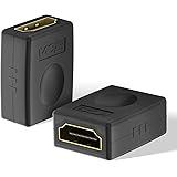 VCE Coupleur HDMI Femelle Femelle 4K 3D Rallonger des Câbles HDMI Lot de 2