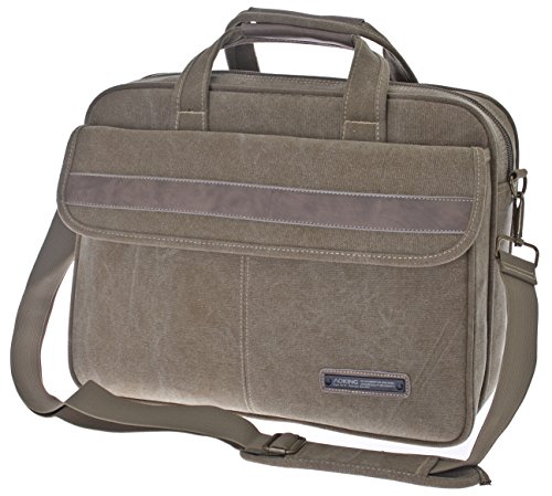 FLUGBEGLEITER MESSENGER UMHÄNGETASCHE ARBEITSTASCHE SCHULTER HERREN TASCHE Stoff Canvas