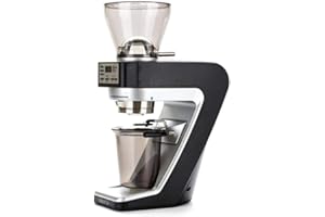 Baratza Argent/Noir Molinillo de café electrónico, 270 W, 1 Liter, Acero Inoxidable plástico, Negro Y Transparente