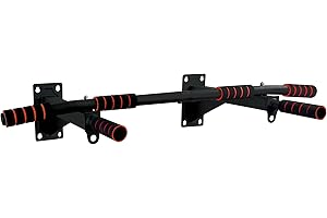 OcioDual Barre de Tractions, Barre de Traction Murale Avec Vis Incluses, Barre de Traction Musculation, Barre Traction, Barre de Traction pour la Maison, Bar Traction, Pull Up Bar,Noir Mat