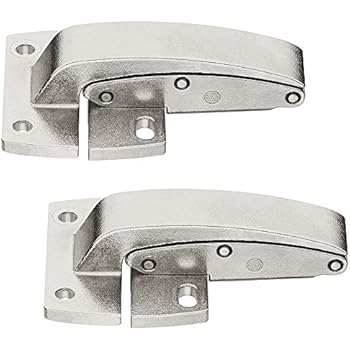 Cerniere Angolari Per Mobili | 4 Pezzi | Con Piastra Di Montaggio | Per Armadi E Pensili - Foto 9