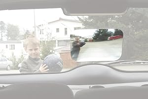 CARSTYLING-SHOP Weitwinkellinse EASY-Park 253x199x1mm, Weitwinkellinse für die Heckscheibe, Rückstandsfrei entfernbar und wieder verwendbar