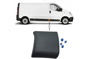 ATU Panel de moldura central lado derecho compatible con Trafic II, Vivaro A, Primastar 2001-2013 OE: 8200036101, 93852554, 91165349, 4408636