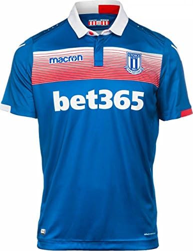 Stoke City FC Official Macron Men's Away Shirt 2017-2018 (EU-3XL (UK-2XL))