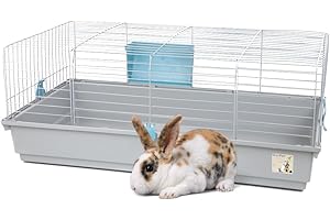 GarPet Kaninchenkäfig innen Indoor Hasenkäfig Meerschweinchen Käfig Hasenstall Kaninchenstall Nagerkäfig