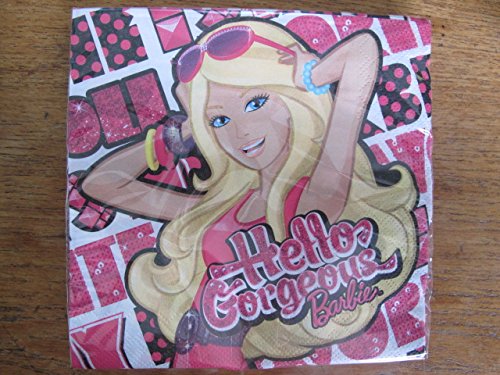 Preisvergleich Produktbild BARBIE serviettes 2 plis (professionnels)