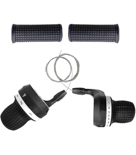 Leva Cambio Per MTB - Deragliatore E Freno Pieghevole, Impugnatura A Torsione, 6 Velocità - Foto 11