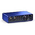 Focusrite Scarlett 2i2 édition anniversaire – une interface audio USB de 2 entrées/2 sorties en édition limitée et tous les logiciels qu’il vous faut pour enregistrer, composer, streamer et podcaster.