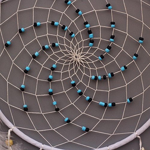 VGIA Traumfänger Handgefertigt Weiß Groß Dreamcatcher indischen Gute Träume - 2