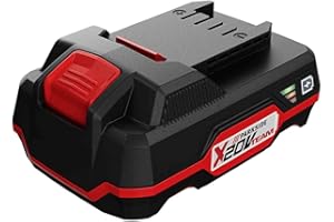 Bateria 20v con Capacidad 2AH Parkside PAP20A1 para Equipos de la Serie X20Vteam Ejemplo taladros, Sierras, Atornillador.