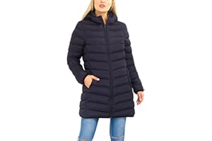SS7 Womens Puffer Coat Padded Mid Length Parka Jacket