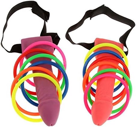 Hen Stag Night Party Games Dick Dick Head Ring Toss Hoopla Game Hen Night Bachelorette Party