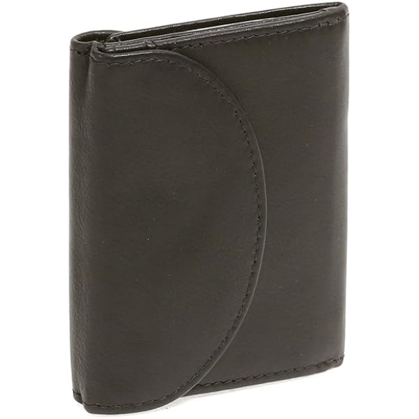 Portafoglio Mini In Vera Pelle Con Protezione RFID - Nero, Compatto Per 4 Carte Di Credito - Foto 8