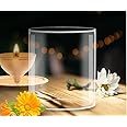 Casa Illuminate Deepam Glass Cover Without Akhand Diya, Big Size, Unbreakable, Scratch Resistant, Borosilicate Wind Protector for Candles Tea Lights & Led tealight, Height 5.5 inch, Width 4.5 inch