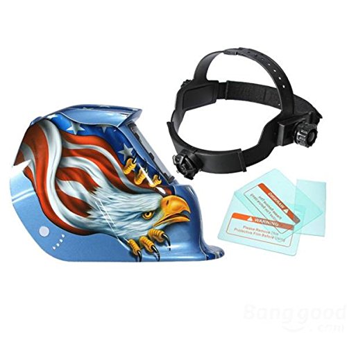 LESOLEIL Automatik Schweißhelme Solar Schweißmaske Schweißschirm Schweißschild ARC TIG MIG Welding Helmet Blue - 4