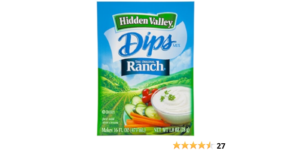 Hidden Valley Die Ranch Dips Originalmix 28 Gramm Packung Mit 24 Amazon De Lebensmittel Getranke