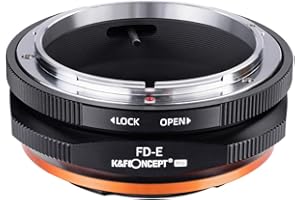 K&F CONCEPT Bague d'adaptation Compatible avec Utiliser Objectifs compatibile Con Canon FD FL sur Appareils Photo compatibile Con Sony E Nex M13105 FD-NEX Pro
