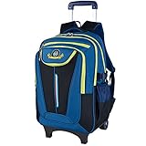 trolley schulranzen amazon ★Funktion: Diese schulranzen jungen kann die Transportbelastung für Jugendliche besser reduzieren, die Entwicklung der Wirbelsäule bei Teenagern unterstützen und die Wirbelsäule gesünder werden lassen. Glatte, verschleißfeste Räder für leichtes Rollen auf Treppen und glatten Straßen.