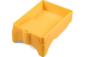 Hardy Working Tools Set om 10 st färgtråg 25 cm x 36 cm, lacktråg i plast. Praktiskt färgtråg-set för måleri och renoveringsa